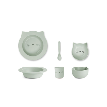 Immagine di Liewood® Set pappa bamboo baby cat dusty Mint