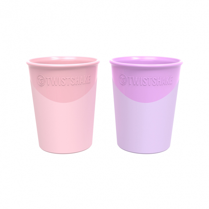 Immagine di Twistshake® Set 2 bicchieri Pastel Pink&Pastel Purple 170ml (6+m)
