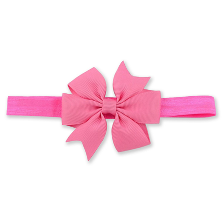 Immagine di Fascia elastica per capelli Fiocco Hot Pink
