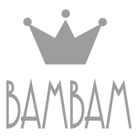 BamBam® Lettere di legno Grigie