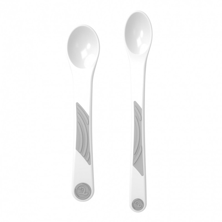 Twistshake® Set due cucchiai (4+m) - White