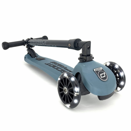 Scoot & Ride® Monopattino per bambini Highwaykick 3 Steel LED