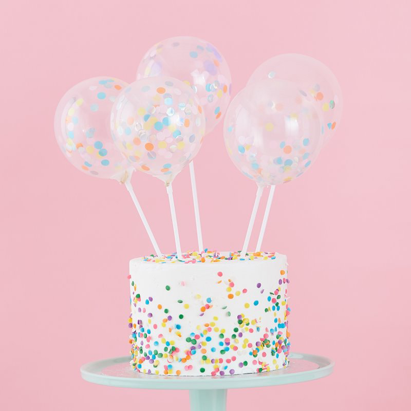 Immagine di Ginger Ray® Palloncini decorativi per torta Pastel Party 5 pz.