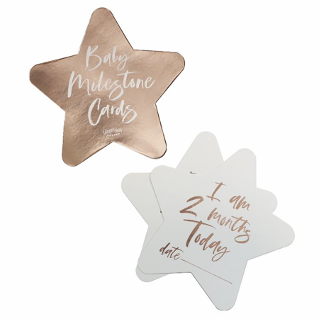 Ginger Ray® Milestone schede Rose Gold Twinkle Twinkle 24 pz.