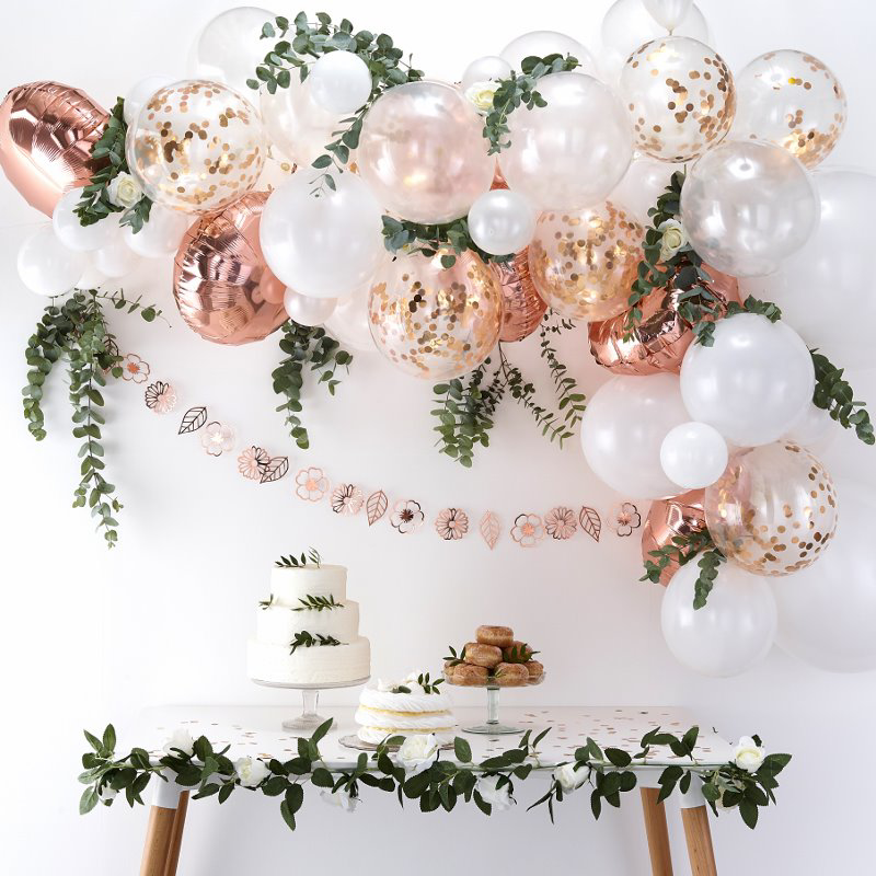 Immagine di Ginger Ray® Set Arco palloncini Rose Gold