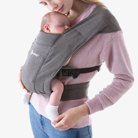 Immagine di Ergobaby® Fascia Porta Bebè Embrace Heather Grey