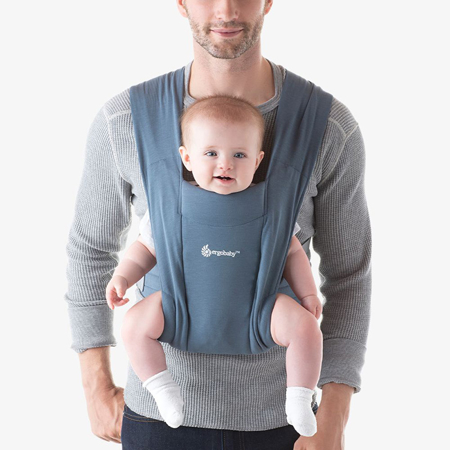Immagine di Ergobaby® Fascia Porta Bebè Embrace Oxford Blue