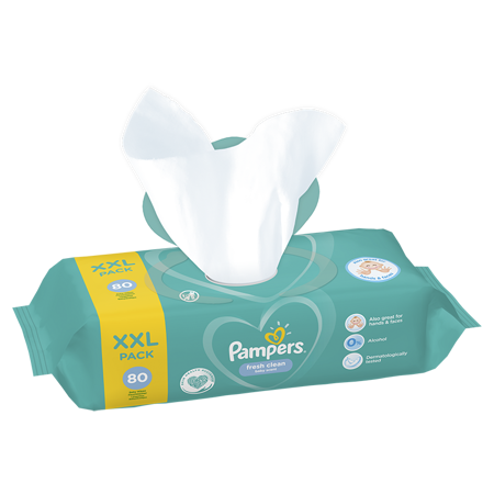 Pampers® Salviettine umidificate Fresh Clean 80 pz.
