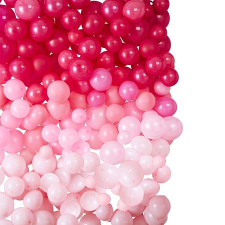Ginger Ray® Sfondo di palloncini Ombre Pink