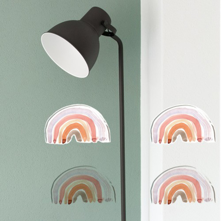 Pick Art Design® Adesivo da parete Unicorno con arcobaleni