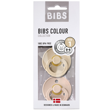 Bibs® Ciuccio Vanilla & Blush (0-6m)