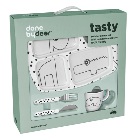 Done by Deer® Set pappa  Happy dots Grey