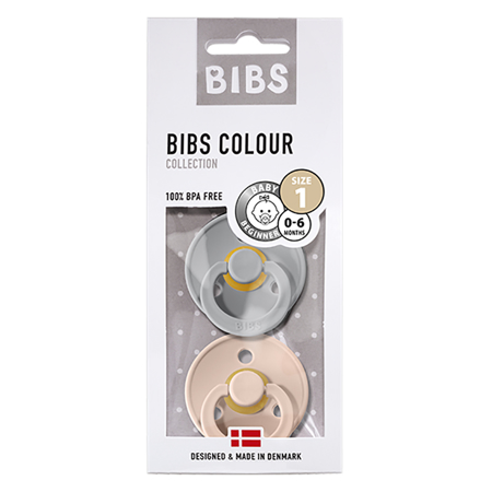 Bibs® Ciuccio Blush & Cloud (0-6m)
