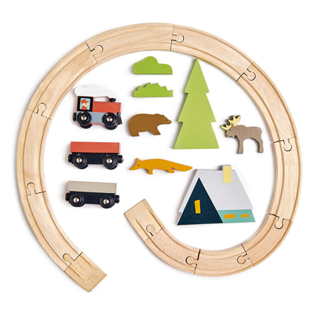 Tender Leaf Toys® Ferrovia Treetops Train Set