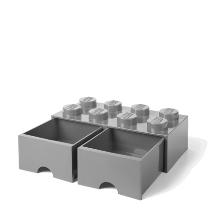 Immagine di Lego® Contenitore Cassetti Medium Stone Grey