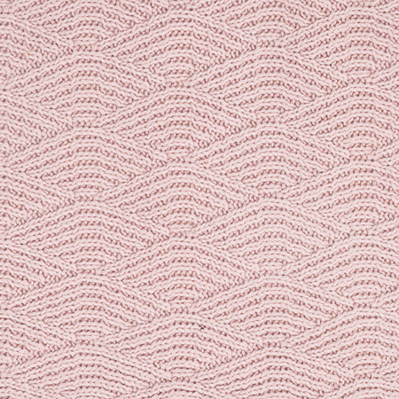 Jollein® Coperta River Knit Pale Pink 100x75