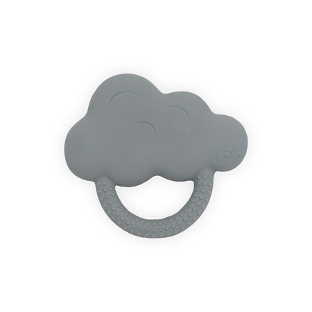 Immagine di Jollein® Massaggiagengive di gomma 100% naturale Cloud Storm Grey