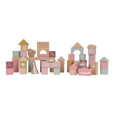 Immagine di Little Dutch® Cubi da costruzione Little Goose Pink