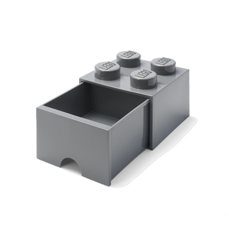 Immagine di Lego® Contenitore Cassetto Dark Grey