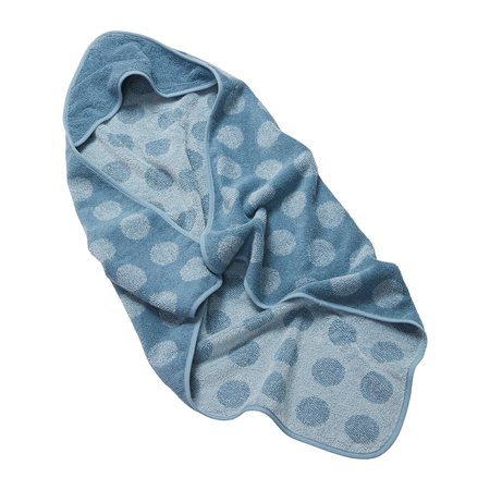 Leander® Asciugamano in cotone con cappuccio Dusty Blue 80x80