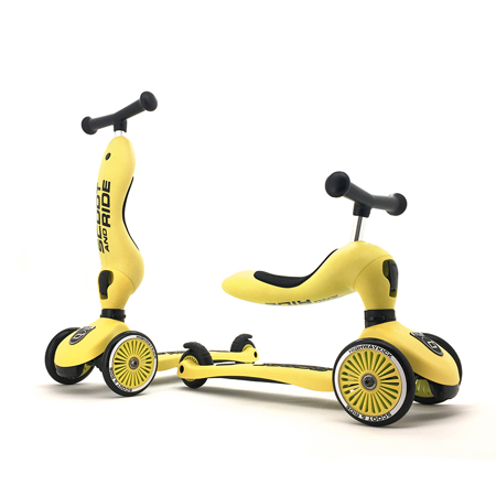 Immagine di Scoot & Ride® Bici senza pedali e monopattino 2 in 1 Highwaykick 1 Lemon