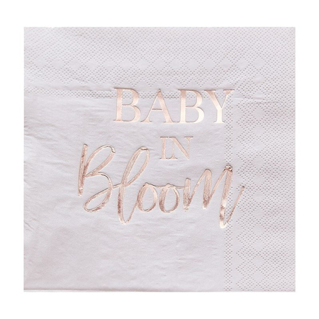 Ginger Ray® Tovaglioni Baby in Bloom 16 pezzi