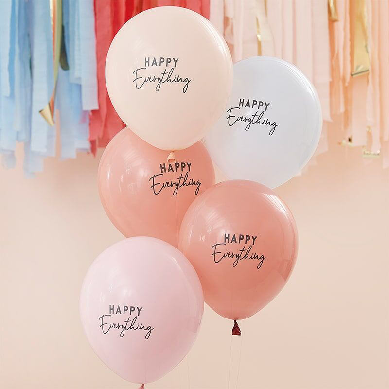 Immagine di Ginger Ray® Palloncini Muted Pastel Happy Everything 5 pezzi