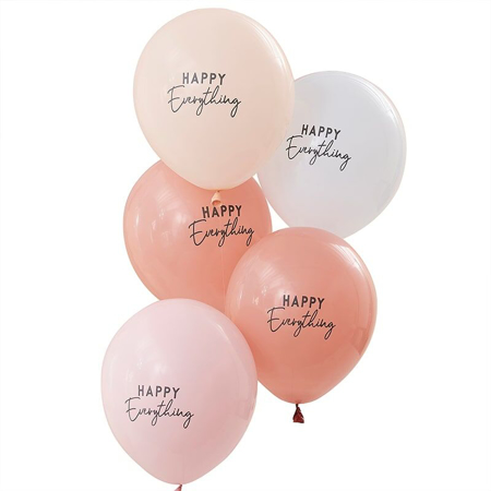 Ginger Ray® Palloncini Muted Pastel Happy Everything 5 pezzi