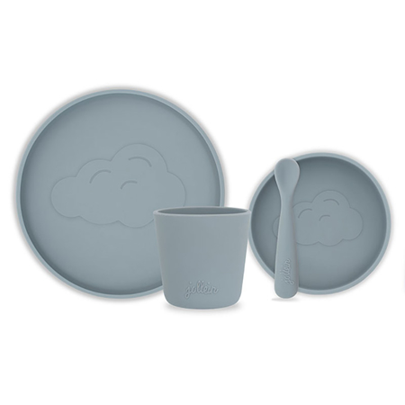 Jollein® Set pappa in silicone Storm Grey