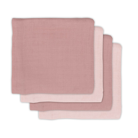 Immagine di Jollein® Set di 4 mussole Pale Pink 70x70