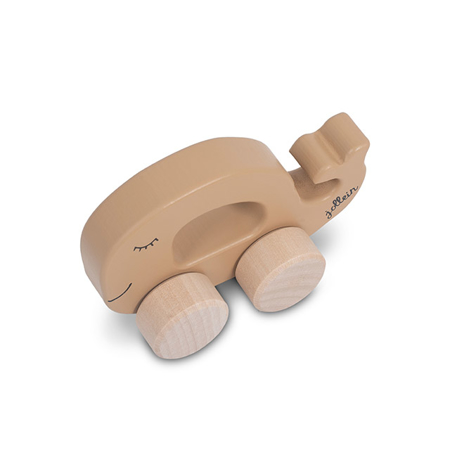 Immagine di Jollein® Giocattolo in legno Car Whale Caramel