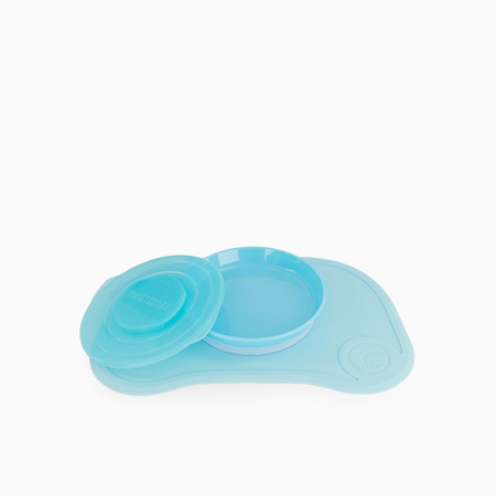 Twistshake® Tovaglia con piatto Click Mini Pastel Blue