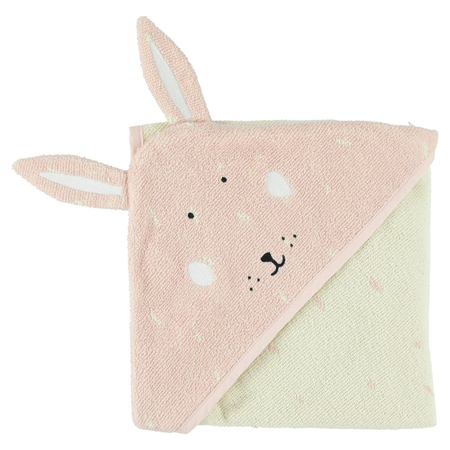 Immagine di Trixie Baby® Asciugamano con cappuccio 75x75 Mrs. Rabbit