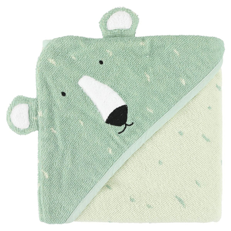 Immagine di Trixie Baby® Asciugamano con cappuccio 75x75 Mr. Polar Bear