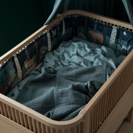 Sebra® Biancheria da letto per bambini Nightfall Hazy Blue 70x100
