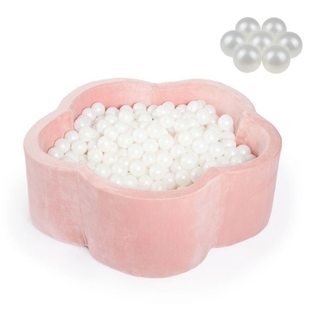 Immagine di Kidkii® Piscina con palline Pearl Flower Velvet Pink 100x30 
