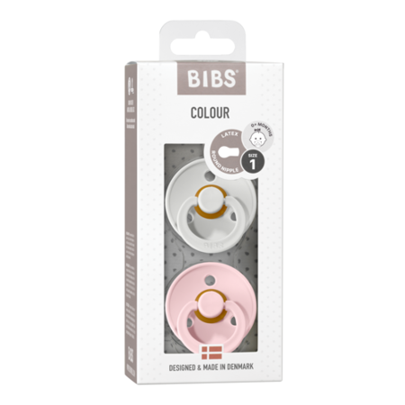 Bibs® Ciuccio De Lux Silikon Haze & Blossom (0-36m)