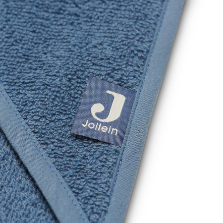 Immagine di Jollein® Asciugamano con cappuccio Jeans Blue 75x75