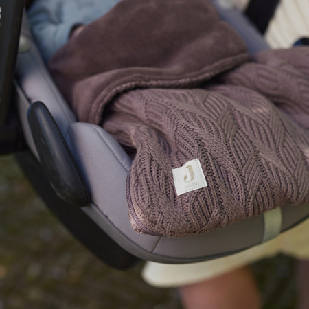 Immagine di Jollein® Copertina per seggiolino auto e passeggino Basic Knit Chestnut