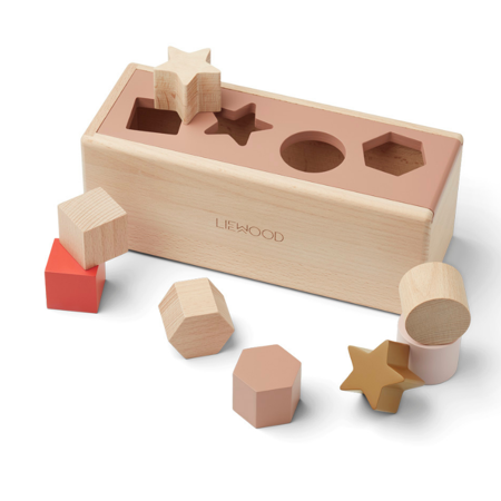 Immagine di Liewood® Puzzle Box Midas Geometric Tuscany Rose Multi Mix