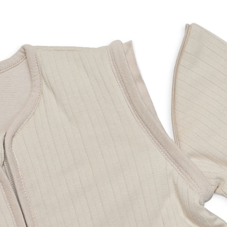 Jollein® Sacco nanna per bambini con maniche staccabili 70cm Stripe Nougat TOG 3.5
