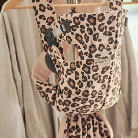 BabyBjörn® Marsupio portabebè ergonomico  MINI Cotton Beige/Leopard
