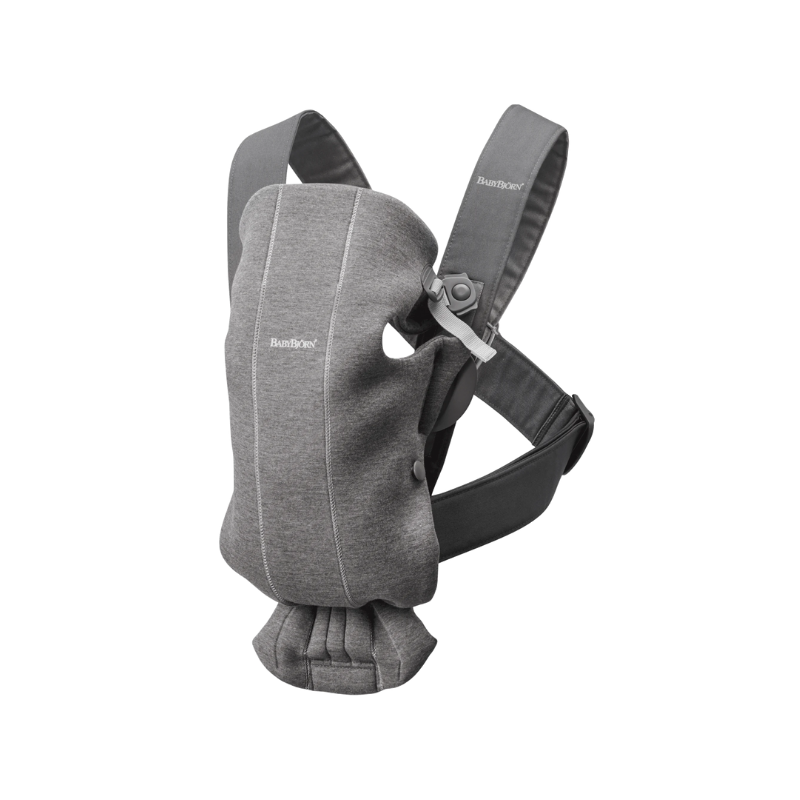 Immagine di BabyBjörn® Marsupio portabebè ergonomico MINI Jersey Dark Grey