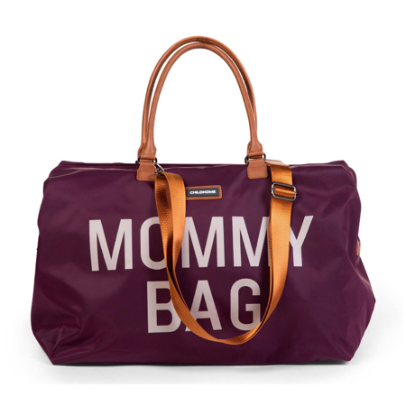 Childhome® Borsa fasciatoio Mommy Bag Aubergine