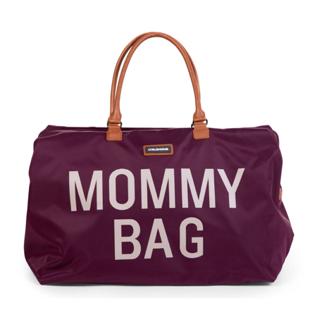 Childhome® Borsa fasciatoio Mommy Bag Aubergine
