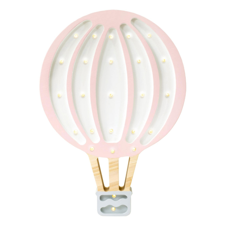 Immagine di Little Lights® Lampada in legno fatta a mano Hotairbaloon Powder Pink