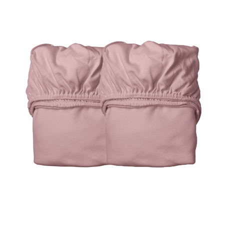 Immagine di Leander® Lenzuolo per materasso per bambini Dusty Rose 2 kosa 120x60