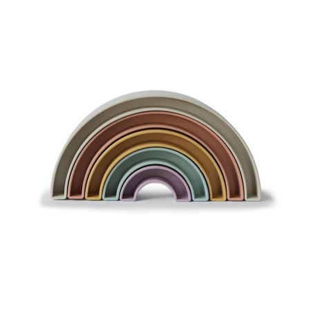 Immagine di Mushie® Arcobaleno impilabile Rainbow Tropical