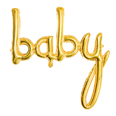 Immagine di Party Deco® Palloncino Baby  Gold