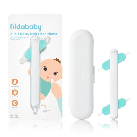 Fridababy®  Dispositivo 3in1 per la pulizia di naso, orecchie e unghie
